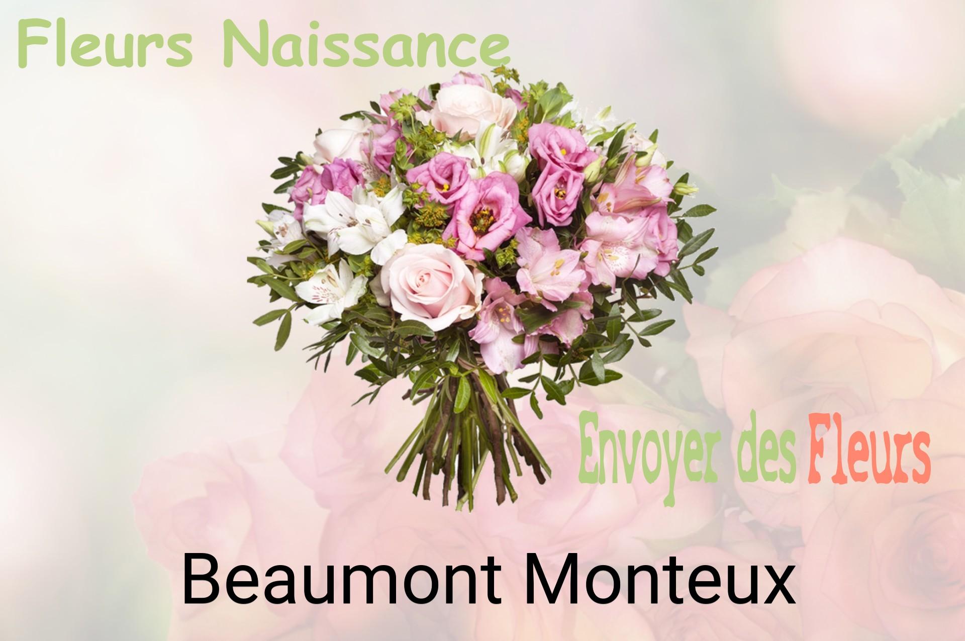 Bouquet de fleurs de naissance livré à Beaumont-Monteux